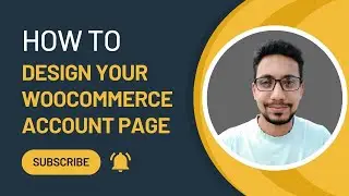 How To Customize WooCommerce My Account Page (In Just 20 min) | Elementor Free | WebgeniusBD