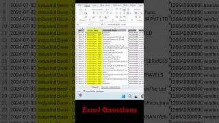 How to Hide Unhide Column| Excel interview questions |#shorts #youtubeshort #viral   @beoneofficial.