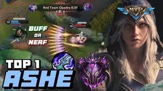 Wild Rift Ashe - Top 1 Ashe Gameplay Ex-Sovereign Ranked