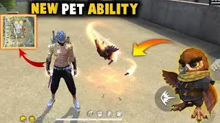 NEW HOOT PET ABILITY TEST IN FREE FIRE | HOOT PET SKILL - GARENA FREE FIRE