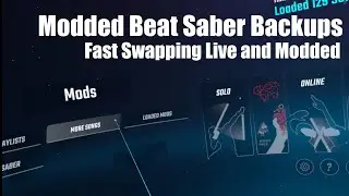 How Backup Modded and Live Beat Saber(Quest2)