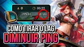 LEAGUE OF LEGENDS: COMO DIMINUIR O PING E TIRAR O LAG | Como Resolver o Ping Alto no LOL