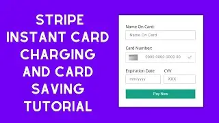 Stripe API and PHP: Instant Card Charging and Card Saving Tutorial