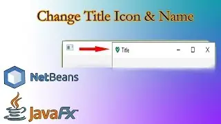 JavaFX set Title Icon | NetBeans