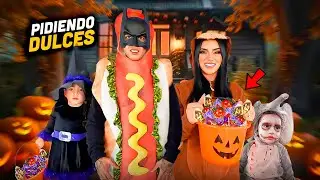 Pidiendo Hallowen por primera vez 😱 Jukilop | Kimberly Loaiza