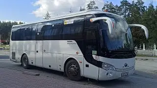 Северный автовокзал, поездка на автобусе Yutong ZK6938HB9 по маршруту 700А Екатеринбург - Асбест