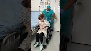 Patient cannot believe what she gonna receive! 
