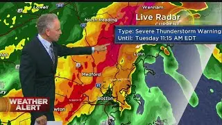 Severe Thunderstorm Warning In Effect For Essex, Middlesex Counties Until 11:15 a.m. Tuesday