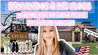 💓vivi 10 años en una casa móvil en Estados Unidos/te  muestro mi nuevo hogar / vlogs diarios 🏡