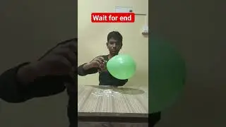 Simple Science Experiment | balloon paper experiment #simplescienceexperiments #shorts #viral