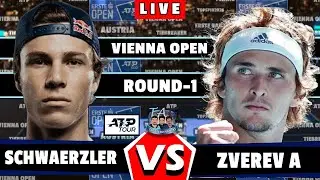 🔴LIVE: ZVEREV A vs SCHWAERZLER  • VIENNA 2024  