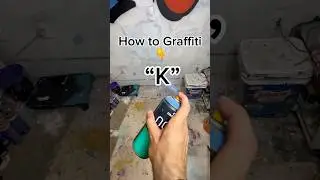 How to easy graffiti letter “K” 
