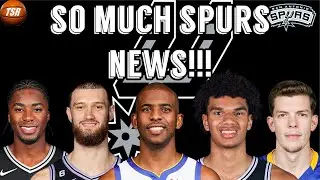 Chris Paul WAIVED & Spurs MAKING MOVES! San Antonio Spurs News