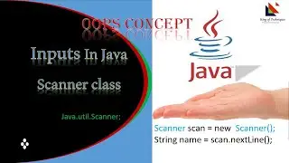 Advance-Java User Input (Scanner class) in Java #27