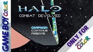 Let's play Halo for the Gameboy Color