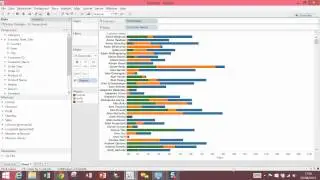 Sorting a stacked bar chart using a Parameter