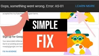 Oops, something went wrong. Error: AS-01  ｜ SIMPLE FIX!!! 💯🛠