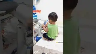 Cute Baby Fixing Broken Fan🤫🤫😅😅. #shorts