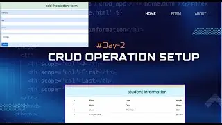 Django CRUD Operations ।  Django views ,Urls Setup  । Django tutorial #day2