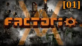 Прохождение Factorio 1.0 - Рельсовый мир [01] - Парковка