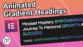 Easily Create Animated Gradient Heading Text In Elementor (CSS) - Wordpress Beginner Tutorial