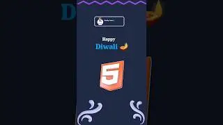 Diwali wishes || with free source code #frontend #webdesign #shorts