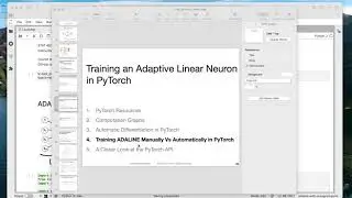 L6.4 Training ADALINE with PyTorch -- Code Example