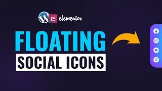 Floating & Sticky Social Icons in Elementor | Elementor Pro Tutorials