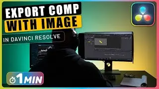 How to Export a Fusion Composition with an IMAGE In It AS A VIDEO in Davinci Resolve fo