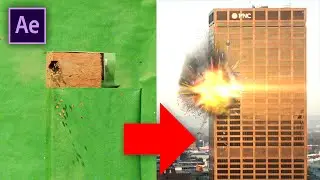 Realistic HOLLYWOOD EXPLOSION (After Effects + Miniatures)