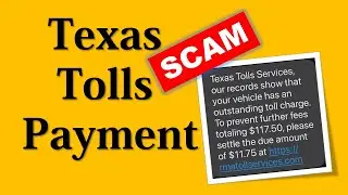 Texas Toll Services Text ⚠ SCAM BEWARE