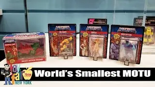 Worlds Smallest Masters of the Universe Figures | New York Toy Fair 2020