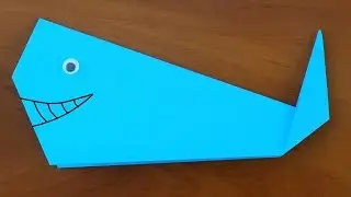 origami whale how to make a whale out of paper with your hands / paper crafts