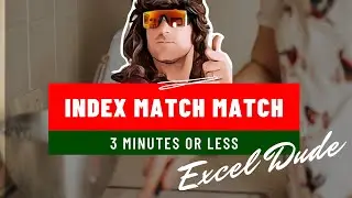 INDEX MATCH MATCH Basics Tutorial #Excel tips and tricks 2021