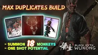 Black Myth Wukong - Max Duplicates Monkey Army Build Guide, Unexpected, Overpowered