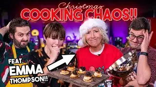 CHRISTMAS COOKING CHAOS ft. Emma Thompson & Gaia Wise!! | PASS IT ON S2 E29 | Sorted Food