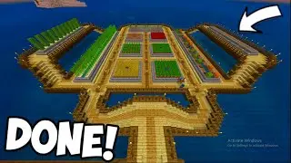 The PERFECT Crop Farm! - Minecraft: Survival Island Let's Play! (Part 12)