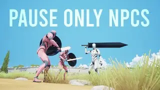 Unreal Engine 5 - Pause Only NPCs to Open Inventory -  Action RPG #103