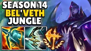 This is how to play Belveth Jungle in Season 14 & CARRY + Best Build/Runes | Belveth Jungle Guide