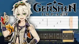 Genshin Impact - Main Theme - Guitar tutorial (TAB)