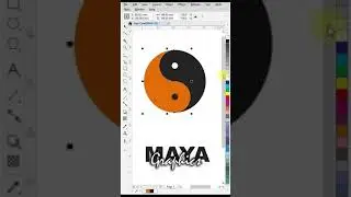 Logo design in coreldraw @MAYA GRAPHICS #Shorts #CoreldrawTutorial