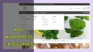 WordPress Categories - Adding Product Categories to Menus in Woo Commerce WordPress Version 5.0.2