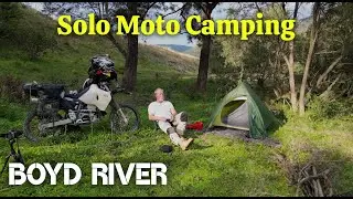 Solo Moto Camping - Boyd River - DRZ400E