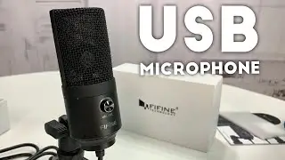 Fifine USB Condenser Podcast & Video Microphone Review