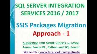 SSIS Packages Migration | SSIS migration from one server to another