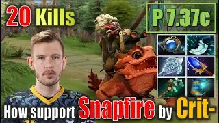 Hard Carry? Nooo!! Crit- Snapfire Soft Support 20 Kills 28 Assists #dota2 #gameplay4k #patch737c