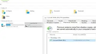 How to Enable Shadow Copies and Use Previous Versions to Restore Deleted Files Windows Server 2022