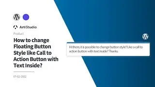 FAB FAQ : How to change Floating Button Style like Call to Action Button with Text Inside?