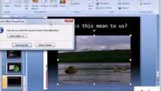 Inserting Video in a PowerPoint 2007 Presentation