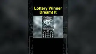 Lottery Winner Dreamt It & Won $1 MILLION!! #shorts